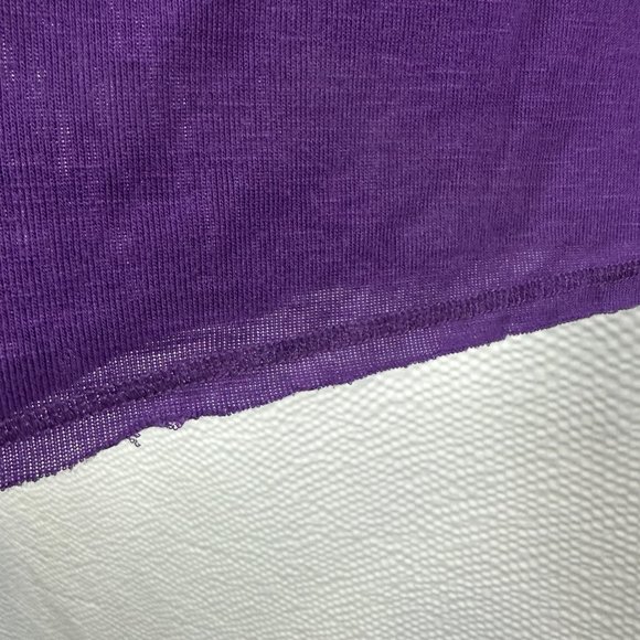 Terra & Sky Women's Size 3X  Slub Sharkbite Tunic Length Cowlneck Knit Top - Picture 3 of 9